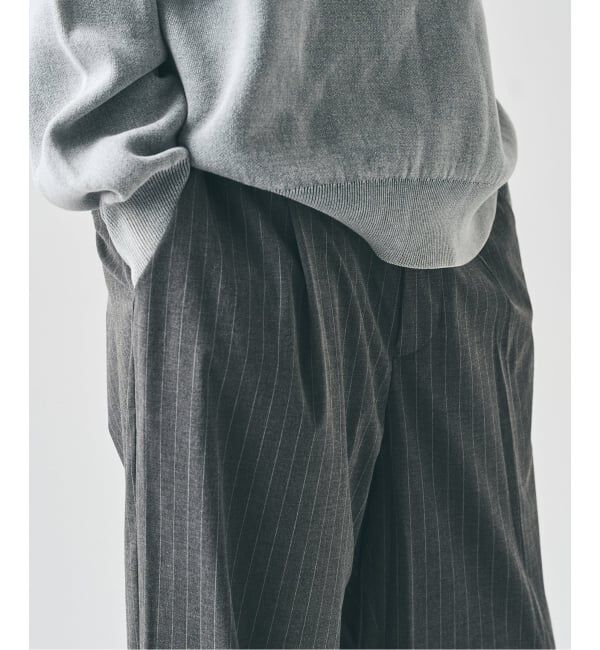 417 EDIFICE「〈追加予約〉TR ワイドイージーパンツ」|スラックス|