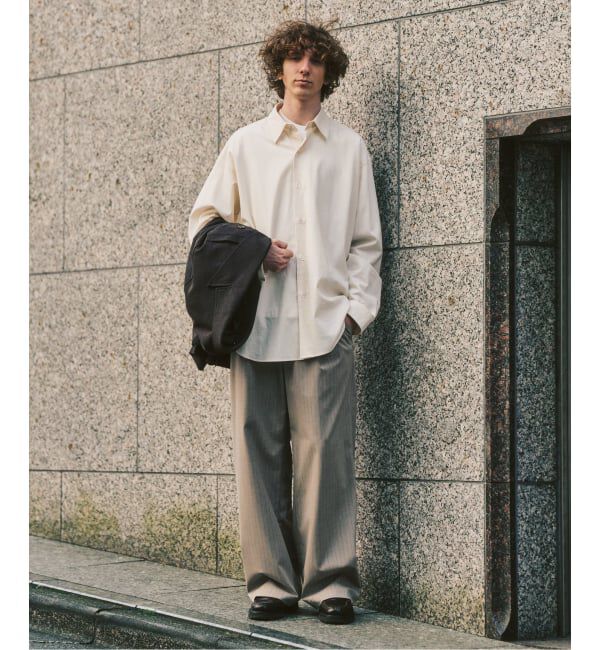 417 EDIFICE「〈追加予約〉TR ワイドイージーパンツ」|スラックス|