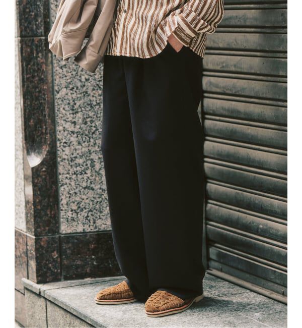 417 EDIFICE「〈追加予約〉TR ワイドイージーパンツ」|スラックス|