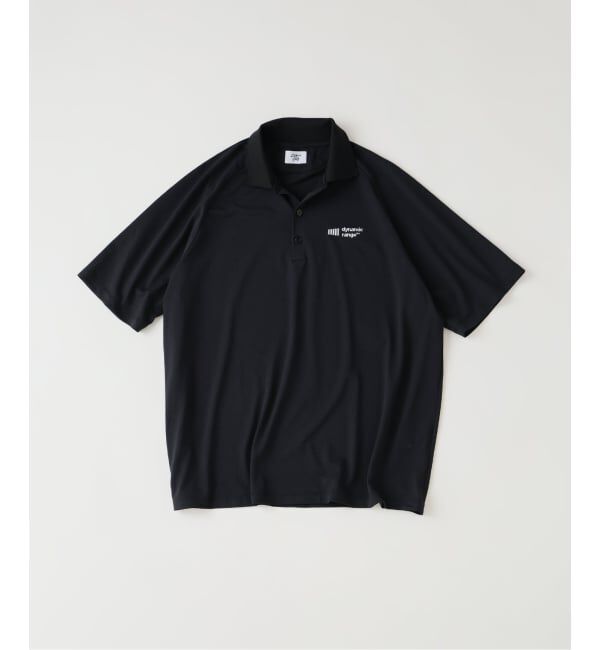 EDIFICE「《予約》CLUBHAUS / Dynamic Range (クラブハウス) Warm UP ラグランポロシャツ」|ポロシャツ|ブラック