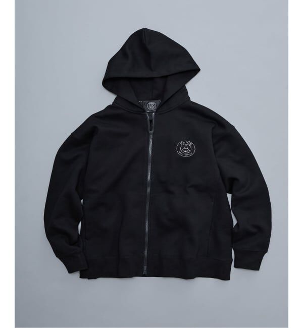 Paris Saint-Germain「《予約》【Paris Saint-Germain / パリ・サン＝ジェルマン】JP DUAL LAYER ZIP」|パーカー|ブラック