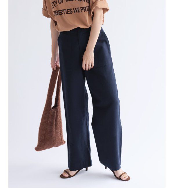 JOURNAL STANDARD relume「《追加》コットンリネンツイルベイカーパンツ」|カーゴ|