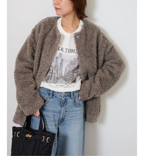 JOURNAL STANDARD relume「ボアカラーレスジャケット」|その他|