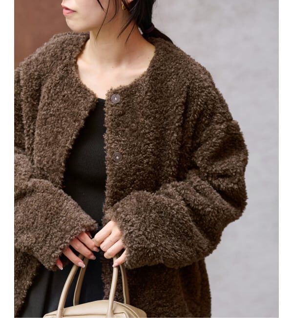 JOURNAL STANDARD relume「ボアカラーレスジャケット」|その他|
