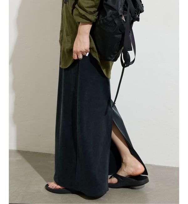 JOURNAL STANDARD「《追加6》フィブリルキュプラジャージーマキシスカート」|スカート|