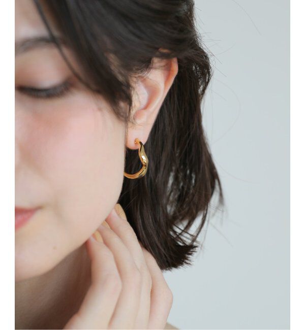 JOURNAL STANDARD「【PHILIPPE AUDIBERT】Elrose earring brass g」|ピアス|ゴールド