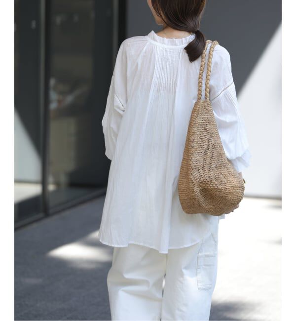 JOURNAL STANDARD relume「コットンボイルクリンクルタックフリルプルオーバー」|シャツ・ブラウス|