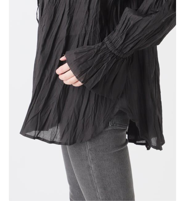 JOURNAL STANDARD relume「コットンボイルクリンクルタックフリルプルオーバー」|シャツ・ブラウス|