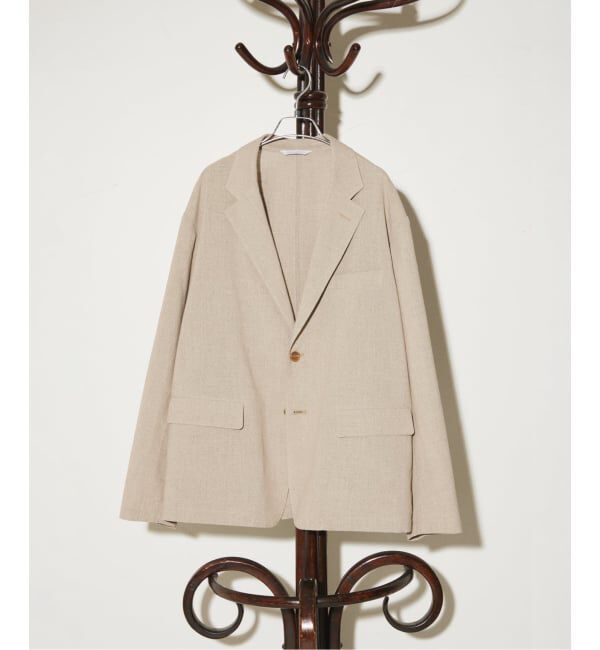 JOURNAL STANDARD「TR スラブ トロ フィールド ジャケット」|テーラードジャケット|ベージュ