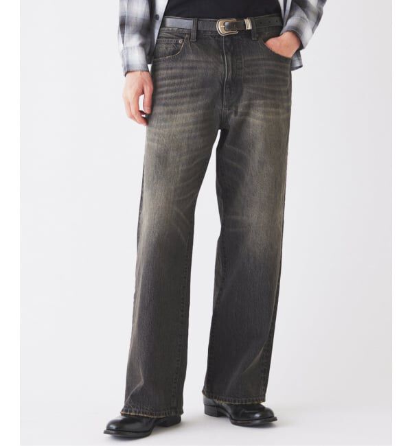 JOURNAL STANDARD relume「スモーキーデニム 11oz ワイドパンツ」|デニム|