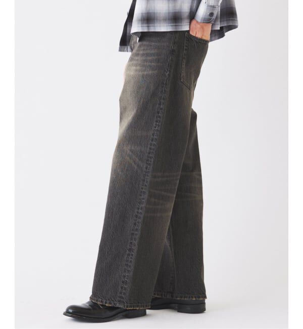 JOURNAL STANDARD relume「スモーキーデニム 11oz ワイドパンツ」|デニム|