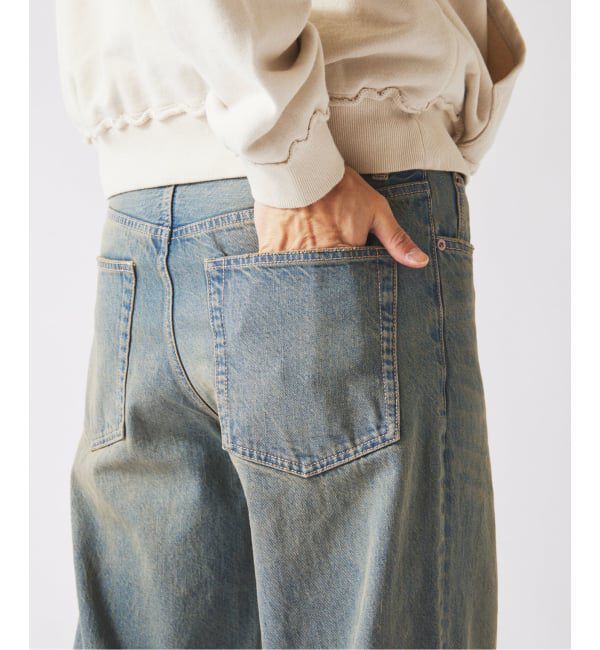 JOURNAL STANDARD relume「スモーキーデニム 11oz ワイドパンツ」|デニム|
