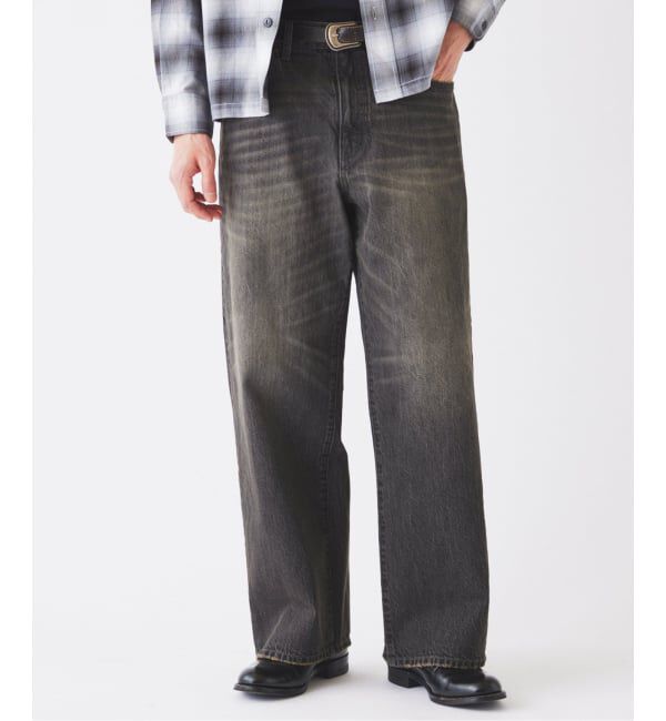 JOURNAL STANDARD relume「スモーキーデニム 11oz ワイドパンツ」|デニム|