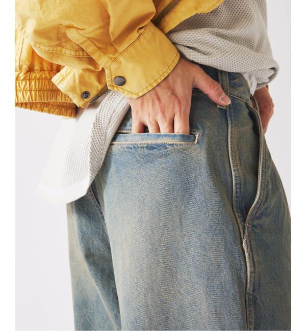 JOURNAL STANDARD relume「スモーキーデニム 11oz オーバーパンツ」|デニム|