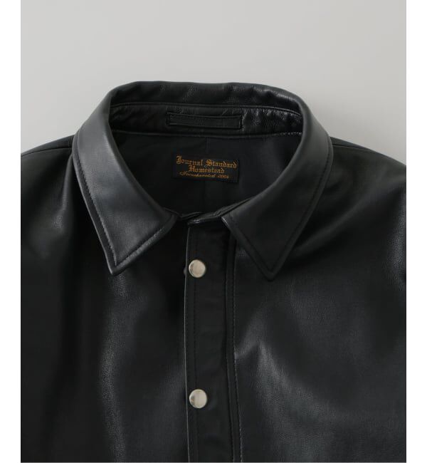 J.S.Homestead「J.S.Homestead / ウォッシュ レザー イースタン ジャケット」|ライダースジャケット|