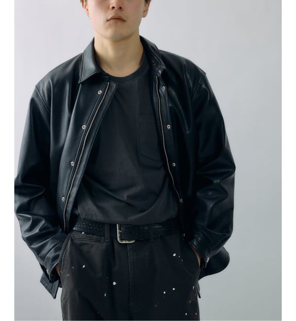 J.S.Homestead「J.S.Homestead / ウォッシュ レザー イースタン ジャケット」|ライダースジャケット|