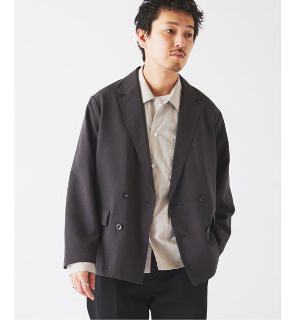 JOURNAL STANDARD relume「メランジ ドライダブルブレスト ジャケット」|テーラードジャケット|