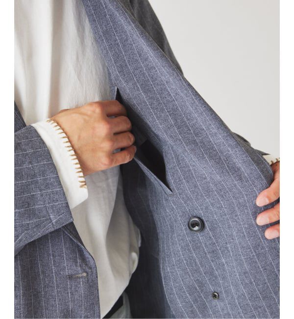 JOURNAL STANDARD relume「メランジ ドライダブルブレスト ジャケット」|テーラードジャケット|