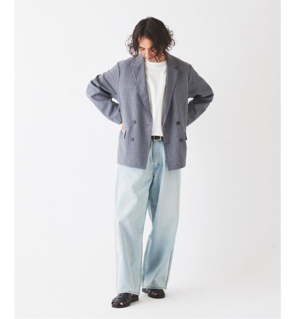 JOURNAL STANDARD relume「メランジ ドライダブルブレスト ジャケット」|テーラードジャケット|