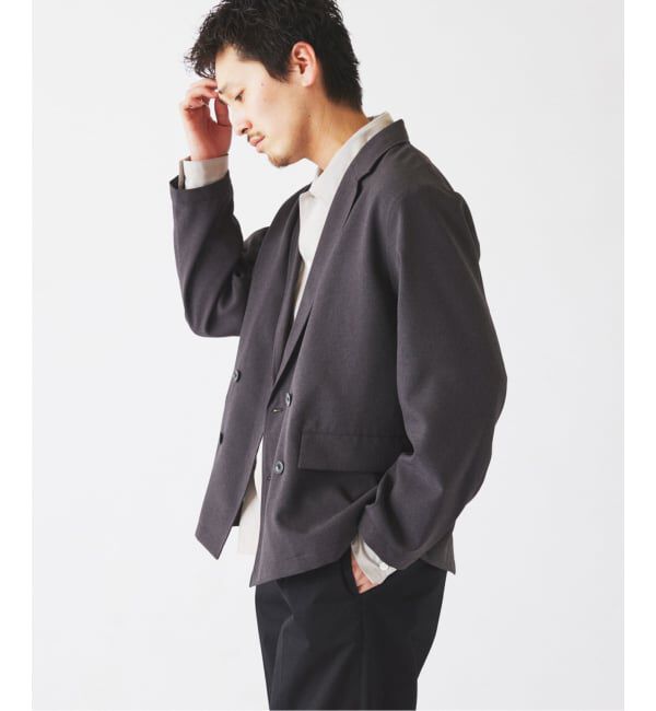 JOURNAL STANDARD relume「メランジ ドライダブルブレスト ジャケット」|テーラードジャケット|