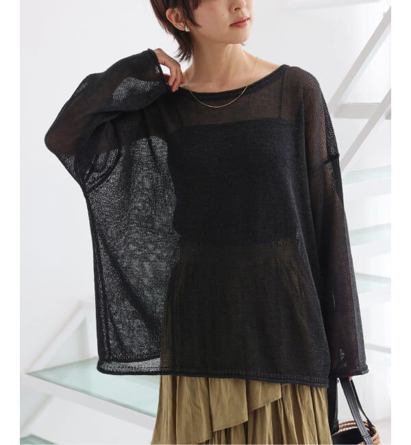 JOURNAL STANDARD relume「《追加 / 新色》PEリネンルーズプルオーバー」|ニット・セーター|