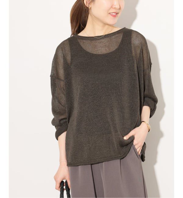 JOURNAL STANDARD relume「《追加 / 新色》PEリネンルーズプルオーバー」|ニット・セーター|