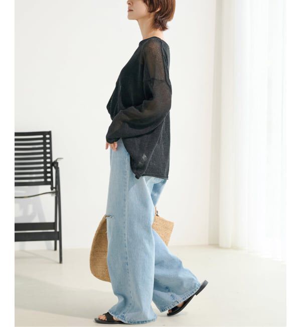 JOURNAL STANDARD relume「《追加 / 新色》PEリネンルーズプルオーバー」|ニット・セーター|