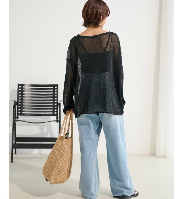 JOURNAL STANDARD relume「《追加 / 新色》PEリネンルーズプルオーバー」|ニット・セーター|