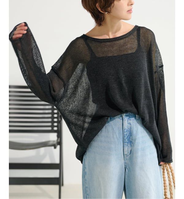 JOURNAL STANDARD relume「《追加 / 新色》PEリネンルーズプルオーバー」|ニット・セーター|