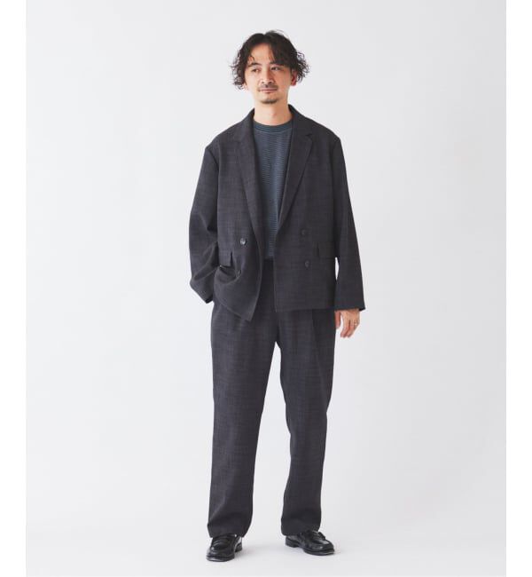 JOURNAL STANDARD relume「テックキャンバス  ダブルプレスト ジャケット(セットアップ対応可能)」|テーラードジャケット|