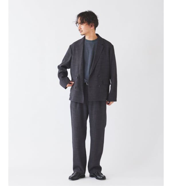 JOURNAL STANDARD relume「テックキャンバス  ダブルプレスト ジャケット(セットアップ対応可能)」|テーラードジャケット|