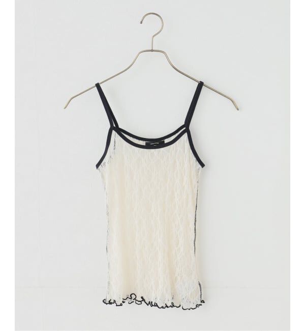 JOURNAL STANDARD「マルチマッチストレッチレースキャミ」|キャミソール|ホワイト