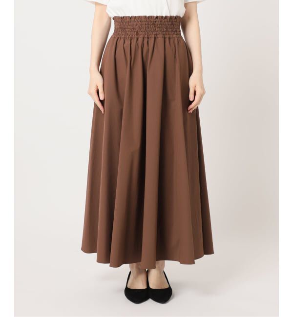 JOURNAL STANDARD「《追加》【撥水/接触冷感/洗える/UVカット】リネンNYストレッチギャザースカート」|スカート|