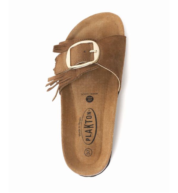 JOURNAL STANDARD relume「《予約》【PLAKTON/プラクトン】フリンジバックルサンダル」|サンダル|
