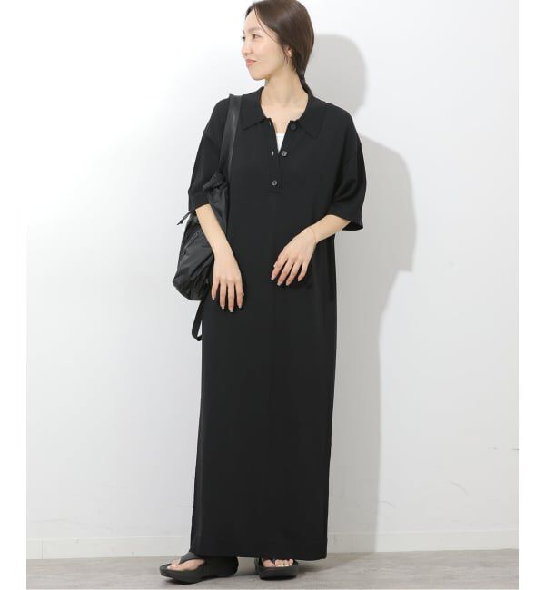 JOURNAL STANDARD relume「《予約》［接触冷感 / UVカット］クールヤーンサマーニットポロシャツワンピース」|ワンピース|