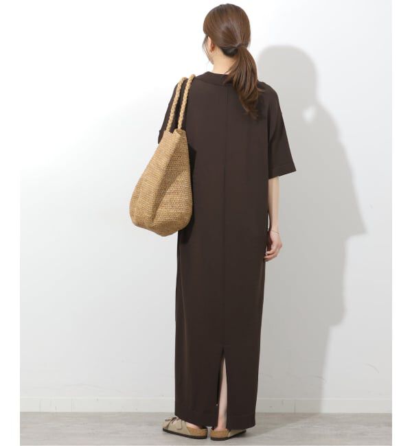 JOURNAL STANDARD relume「《予約》［接触冷感 / UVカット］クールヤーンサマーニットポロシャツワンピース」|ワンピース|