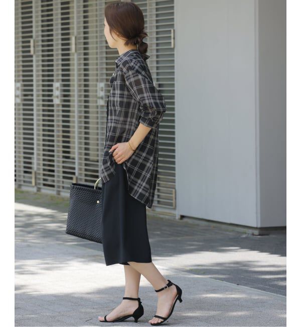 JOURNAL STANDARD relume「《予約》シアーボイルコットンチェックシャツ」|シャツ・ブラウス|