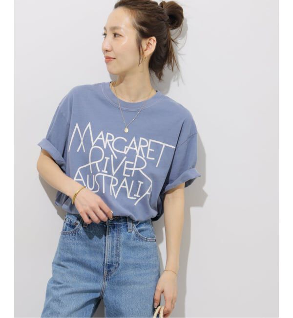 JOURNAL STANDARD relume「《追加予約》別注【THE DAY ON THE BEACH】カットオフTシャツ」|Tシャツ・カットソー|ネイビー B