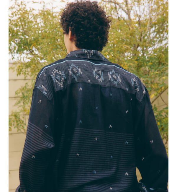 JOURNAL STANDARD relume「《予約》bunai / ブナイ 別注 ジャムダニ織 ガーゼシャツ」|シャツ・ブラウス|グレー