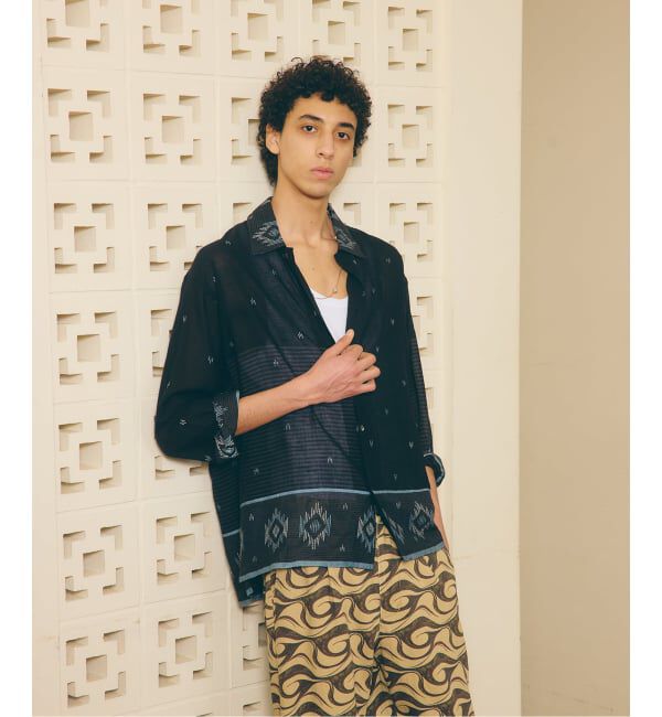 JOURNAL STANDARD relume「《予約》bunai / ブナイ 別注 ジャムダニ織 ガーゼシャツ」|シャツ・ブラウス|