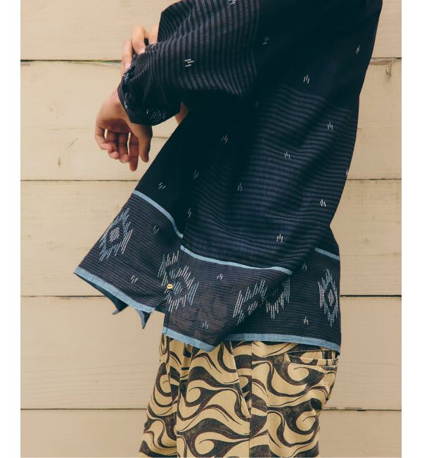 JOURNAL STANDARD relume「《予約》bunai / ブナイ 別注 ジャムダニ織 ガーゼシャツ」|シャツ・ブラウス|