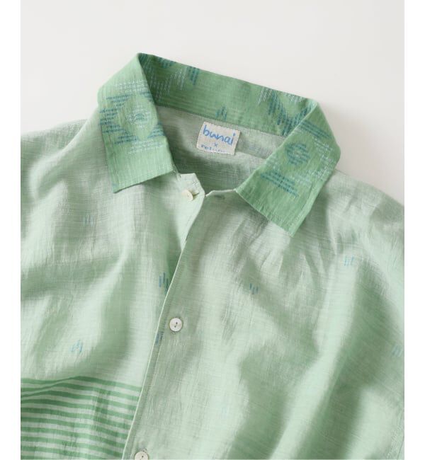 JOURNAL STANDARD relume「《予約》bunai / ブナイ 別注 ジャムダニ織 ガーゼシャツ」|シャツ・ブラウス|