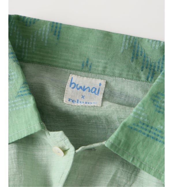 JOURNAL STANDARD relume「《予約》bunai / ブナイ 別注 ジャムダニ織 ガーゼシャツ」|シャツ・ブラウス|