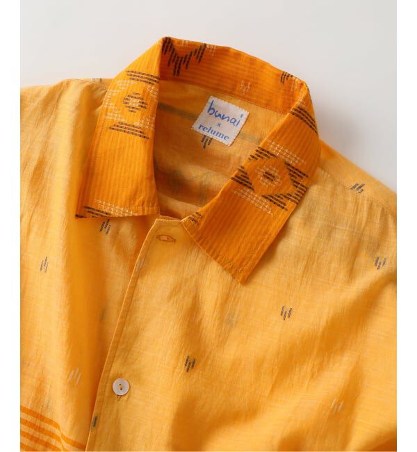 JOURNAL STANDARD relume「《予約》bunai / ブナイ 別注 ジャムダニ織 ガーゼシャツ」|シャツ・ブラウス|