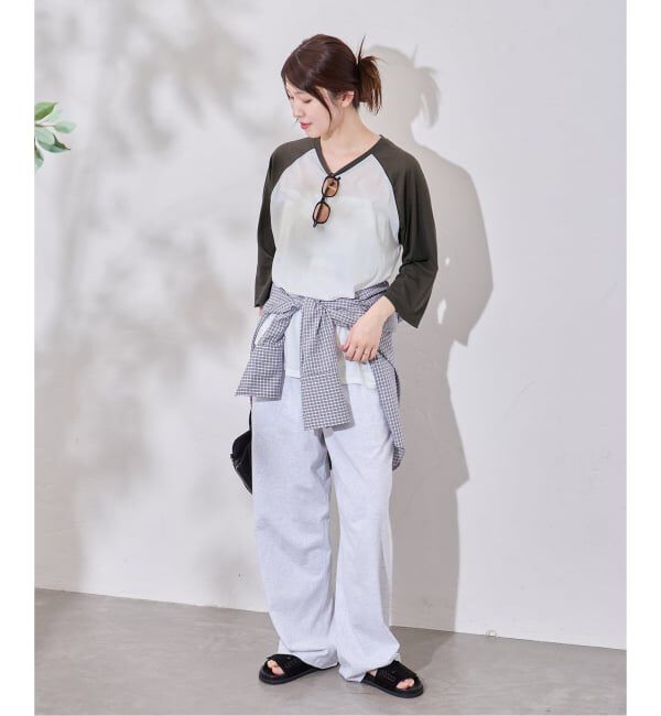 JOURNAL STANDARD「《予約》クルーネックシアーラグランTEE」|Tシャツ・カットソー|