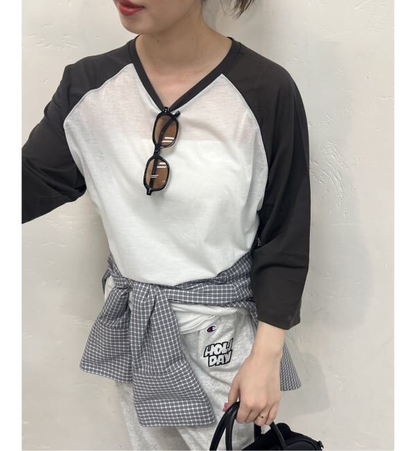 JOURNAL STANDARD「《予約》クルーネックシアーラグランTEE」|Tシャツ・カットソー|