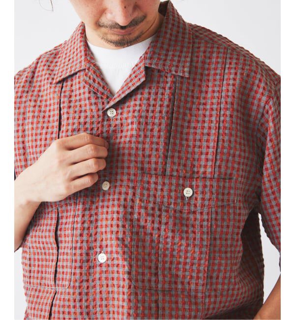 JOURNAL STANDARD relume「《予約》サッカー チェック キューバシャツ」|シャツ・ブラウス|