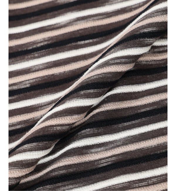 JOURNAL STANDARD relume「《予約》テクスチャー マルチボーダー Tシャツ」|Tシャツ・カットソー|