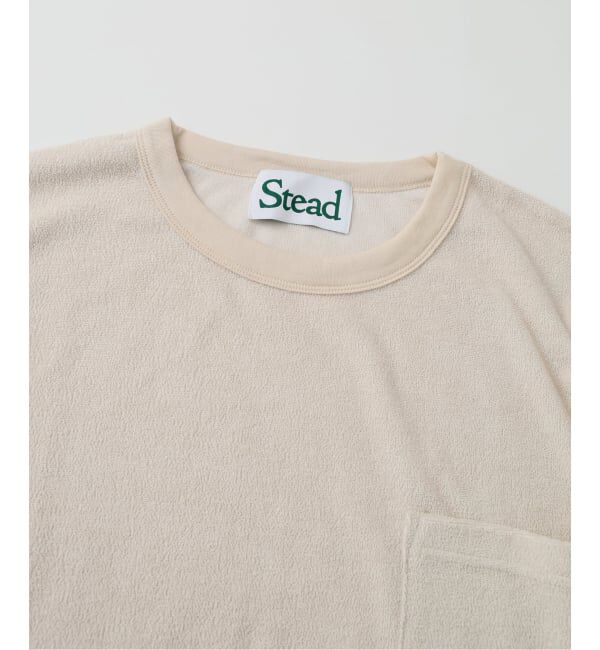 J.S.Homestead「《予約》Stead / パイル リンガー ワイド ポケット Tシャツ」|Tシャツ・カットソー|