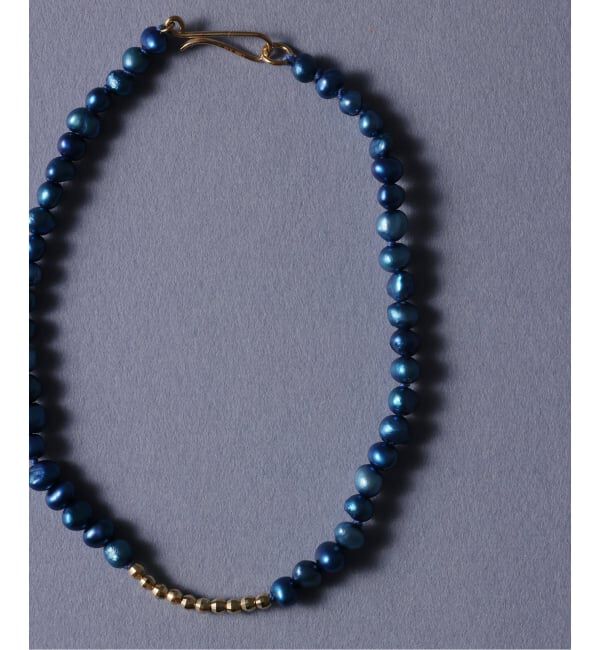 Lilas by Spick&Span「《予約》ミラーボール*サザレインディゴパールブレスレット K10」|ブレスレット・バングル|